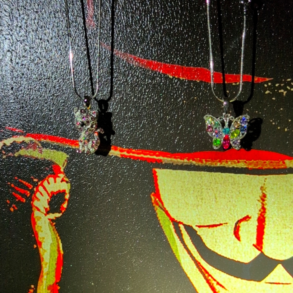 Charm with necklace
